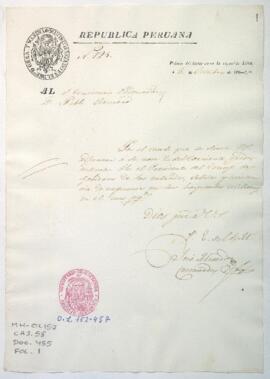 Registro de enfermos en hospitales militares