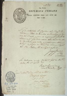 Solicitud de licencia de salida para barco