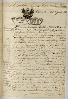 Testimonio de condena