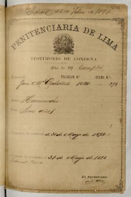 Copia certificada de condena