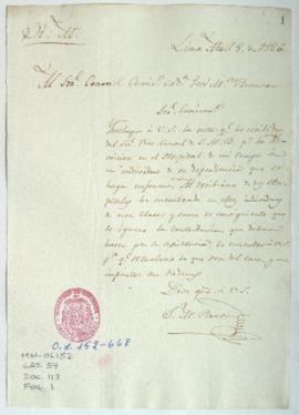 Admisión de enfermo en hospital