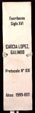 Protocolo notarial de García López