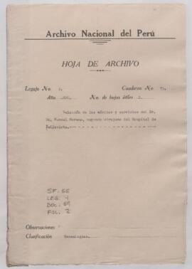 Méritos y servicios