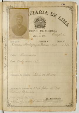 Testimonio de condena