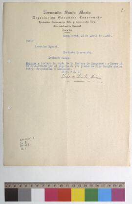 Envío de copia de factura de maderas