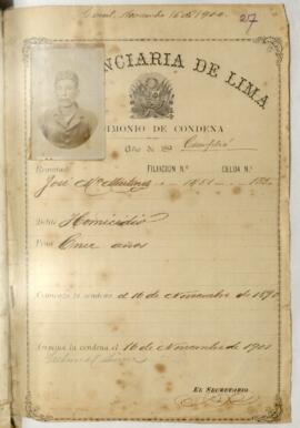 Testimonio de condena