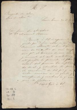 Borrador de correspondencia