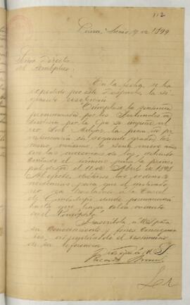 Testimonio de condena