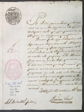 Recepción de cantidad de pesos