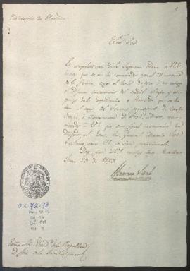 Inventario de caudales, alhajas y especies
