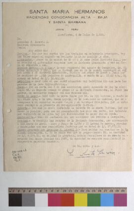 Confección de turbina, pago de factura, venta de lanar y pago de deuda
