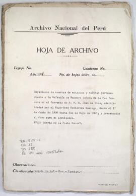 Cuentas de cargo y data