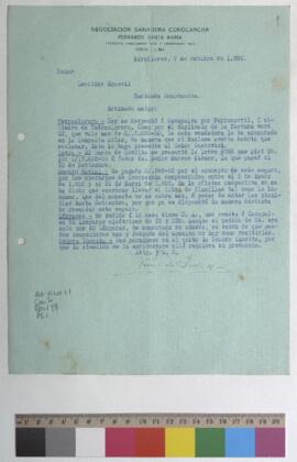 Pago de letra, pago de seguro social, y compra de lámparas