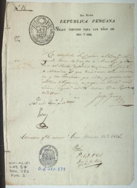 Solicitud de licencia de salida para barco