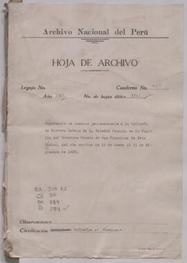 Comprobantes de cuenta