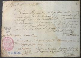 Permiso de depósito en barraca