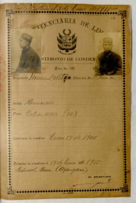 Testimonio de Condena