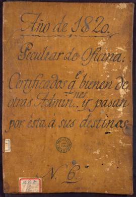 Libro de cargos de certificados
