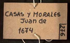 Protocolo notarial de Juan de Casas y Morales