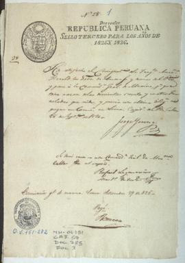 Solicitud de licencia de salida para barco