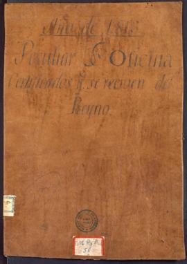 Libro de cargo de correspondencias