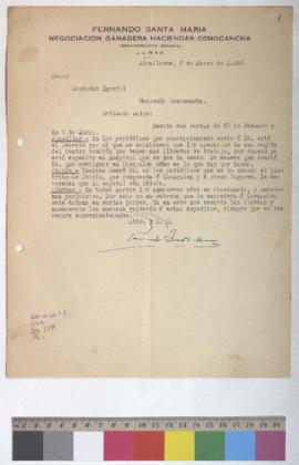 Libreta de trabajo, creación de distrito y lluvias excesivas