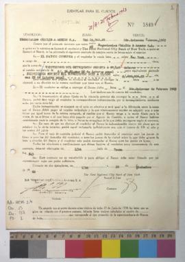 Contrato por compra-venta de divisas.