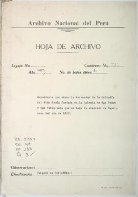 Nombramiento de mayordomo