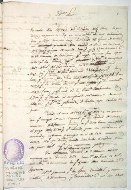 Solictud de Basilio de la Peña