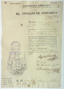 Nombramiento de inspector de partidas residente