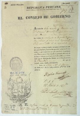 Nombramiento de inspector de partidas residente