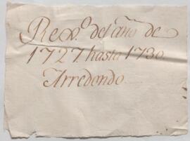 Protocolo notarial de F. Cayetano deArredondo