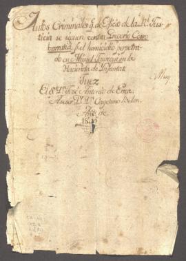 Correspondencia al Cabildo de Lima