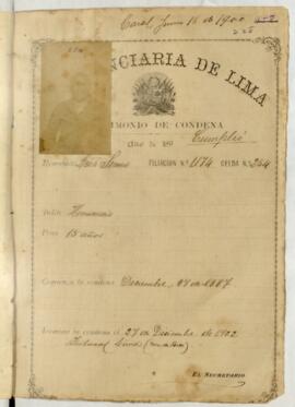 Testimonio de condena