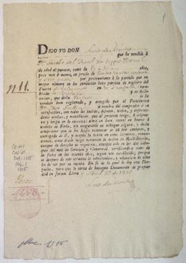 Contrato de venta de esclavo