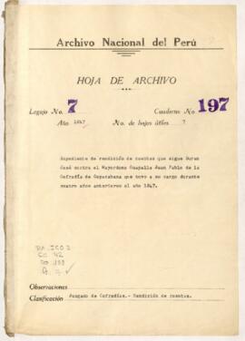 Rendición de cuentas