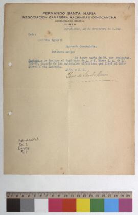 Envío de duplicado de factura de materailes eléctricos