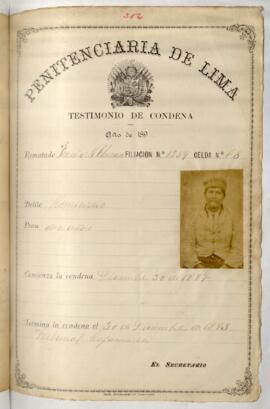 Testimonio de condena