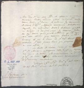 Solicitud de mulas para transporte