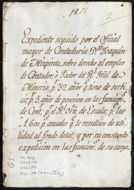 Nombramiento en plaza de contador