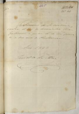 Testimonios de condena