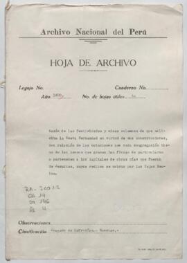 Dotaciones de festividades