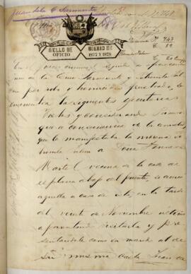 Testimonio de condena