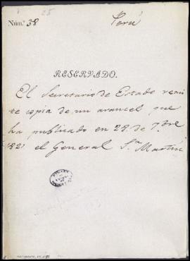 Aracel interino publicado por San Martín