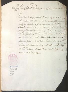 Nombramiento de oficial habilitado