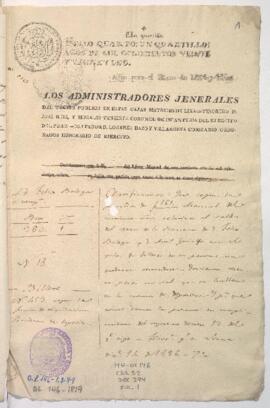 Saldo pendiente por compra de Barraca