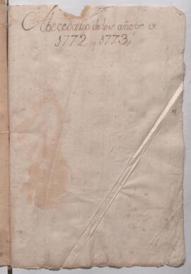 Protocolo notarial de Joseph de Aizcorbe