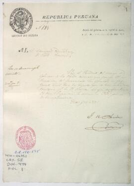 Capotes a disposición de general