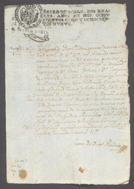 Entrega de testimonio