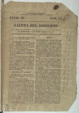 Diario Gaceta del Gobierno